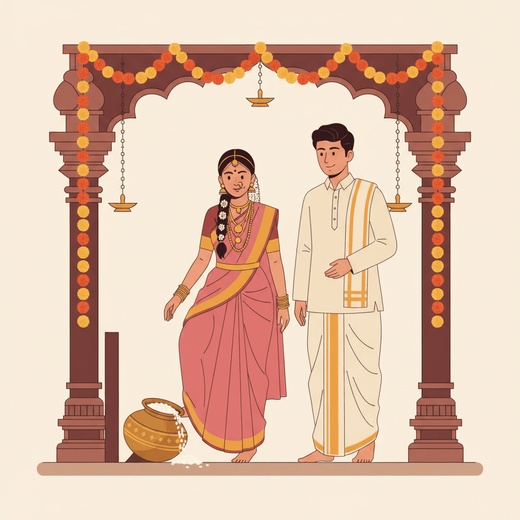 Grihapravesham ceremony