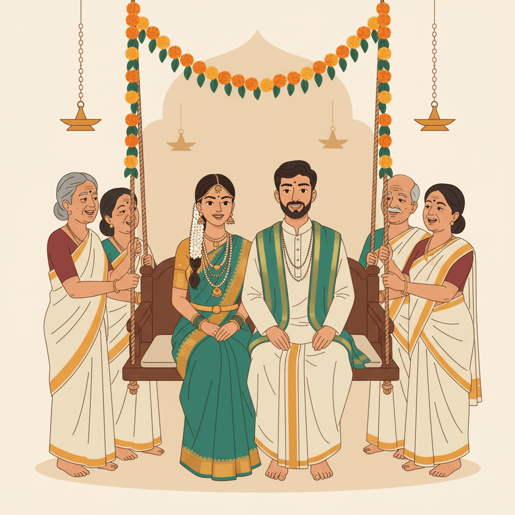 Oonjal ceremony